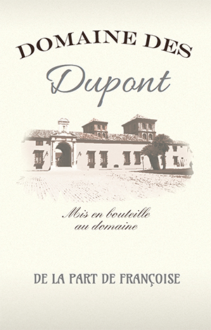 champagne étiquette personnalisé Paris