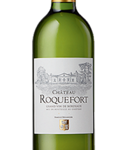 Vin personnalisé etiquette Bordeaux Blanc Chateau Roquefort