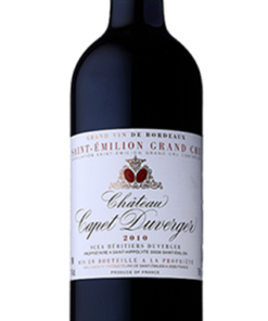 Bouteille personnalisée Saint Emilion Capet Duverger