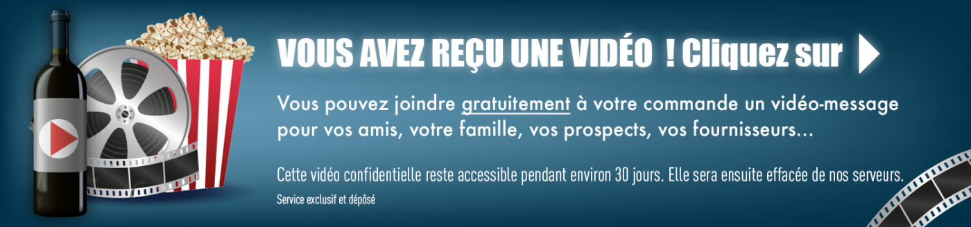 video-banner FR | BOUTEILLEPERSONNALISEE Vidéo personnalisée